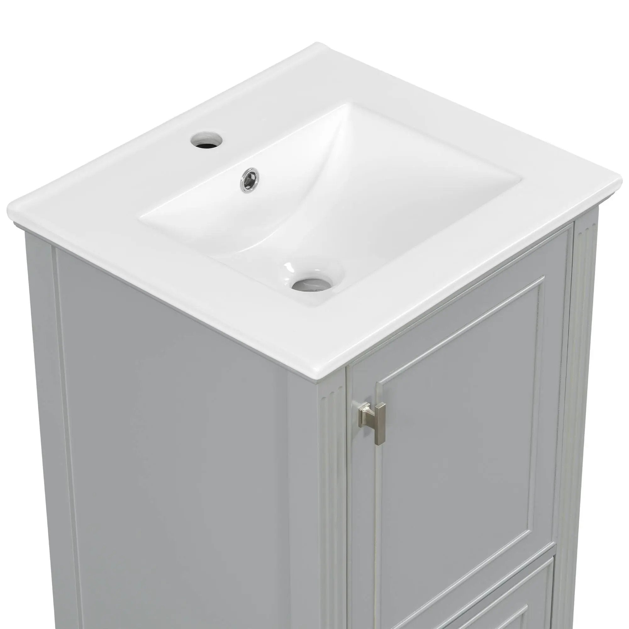 Retro Bathroom Vanity With Sink