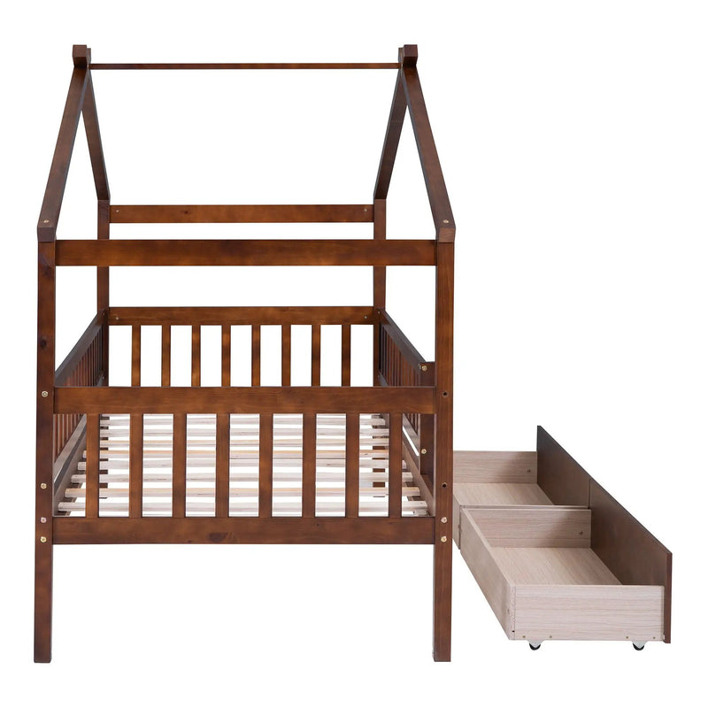 House Bed With 2 Drawers by HouseOfZazla