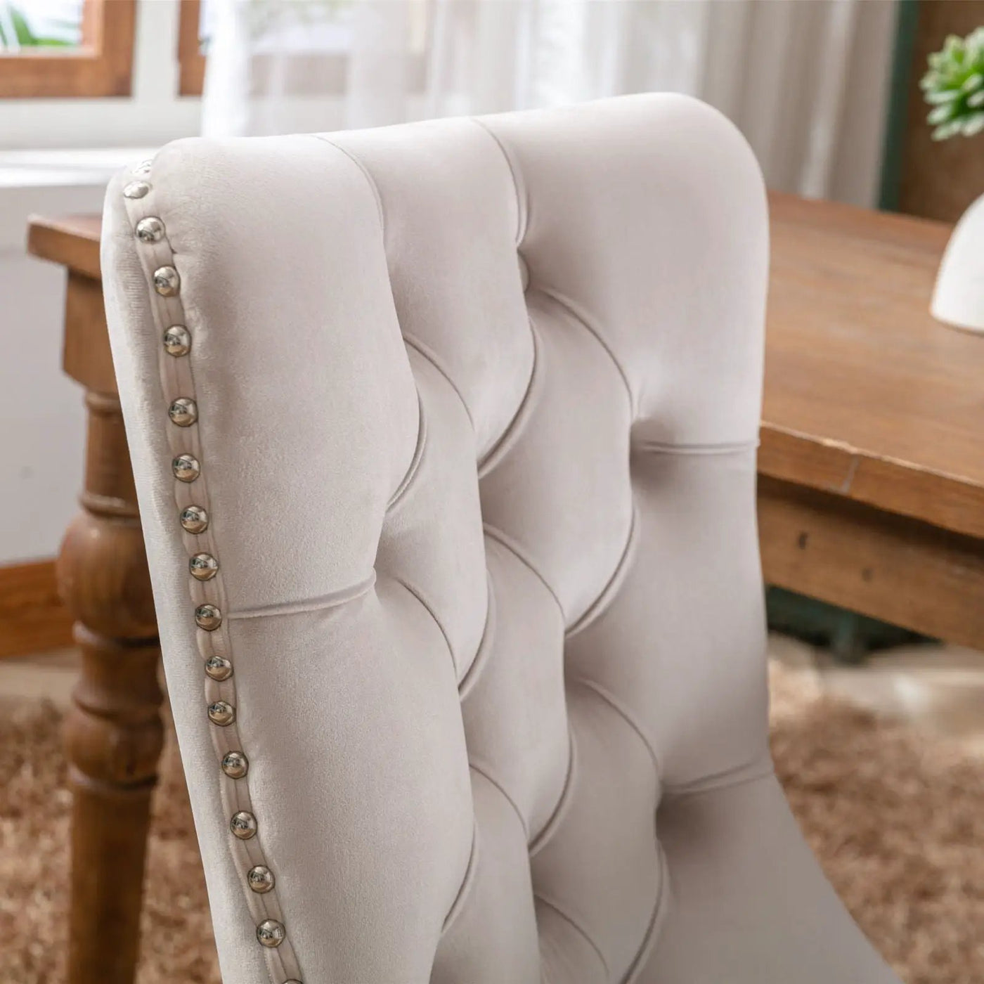 Nikki - High-End Tufted Dining Chair (Set of 2) by HouseOfZazla