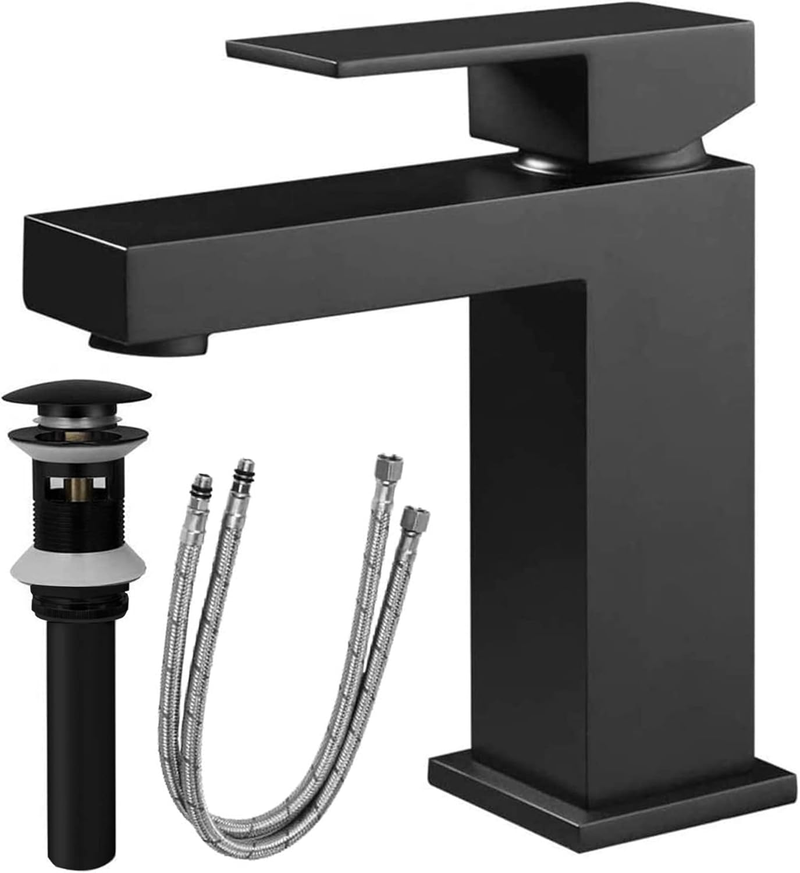 Single Handle Bathroom Faucet, Matte by HouseOfZazla
