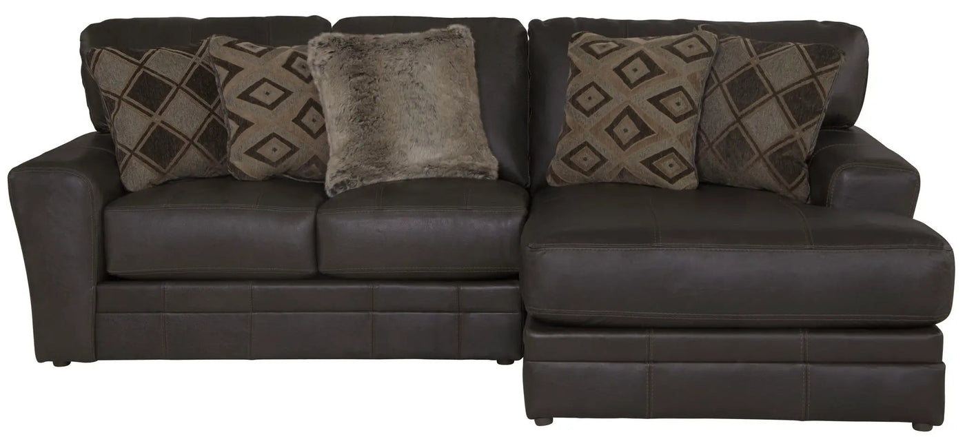 Denali - Italian Leather Match Sectional by Unique Piece Furniture