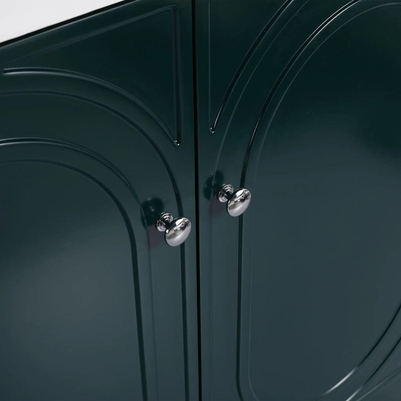 Modern Freestanding Bathroom Vanity With Soft Close Cabinet Doors by HouseOfZazla