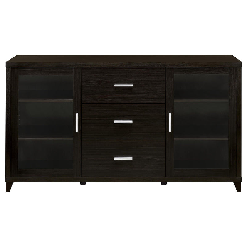 Lewes 2-door Engineered Wood 60-inch TV Stand Cappuccino by Unique Piece Furniture