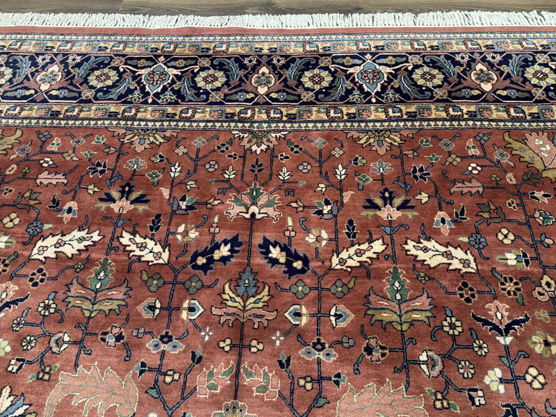 Indo Persian Heriz Rug 10x15, Allover Pattern, Large Wool Handmade Rug by Jewel Rugs