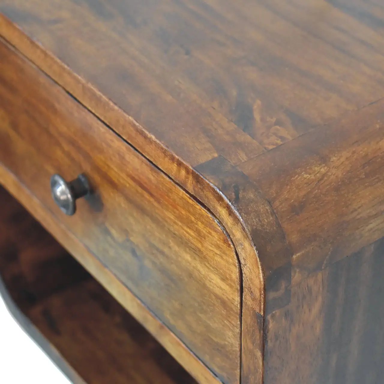 Curve Upper Slot Floating Nightstand by Unique Piece Furniture