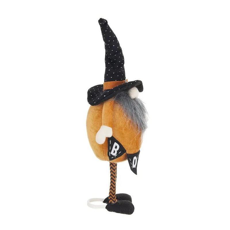 Standing Gnome With Gnome & Holding Banner, For Halloween Decor by Unique Piece Furniture