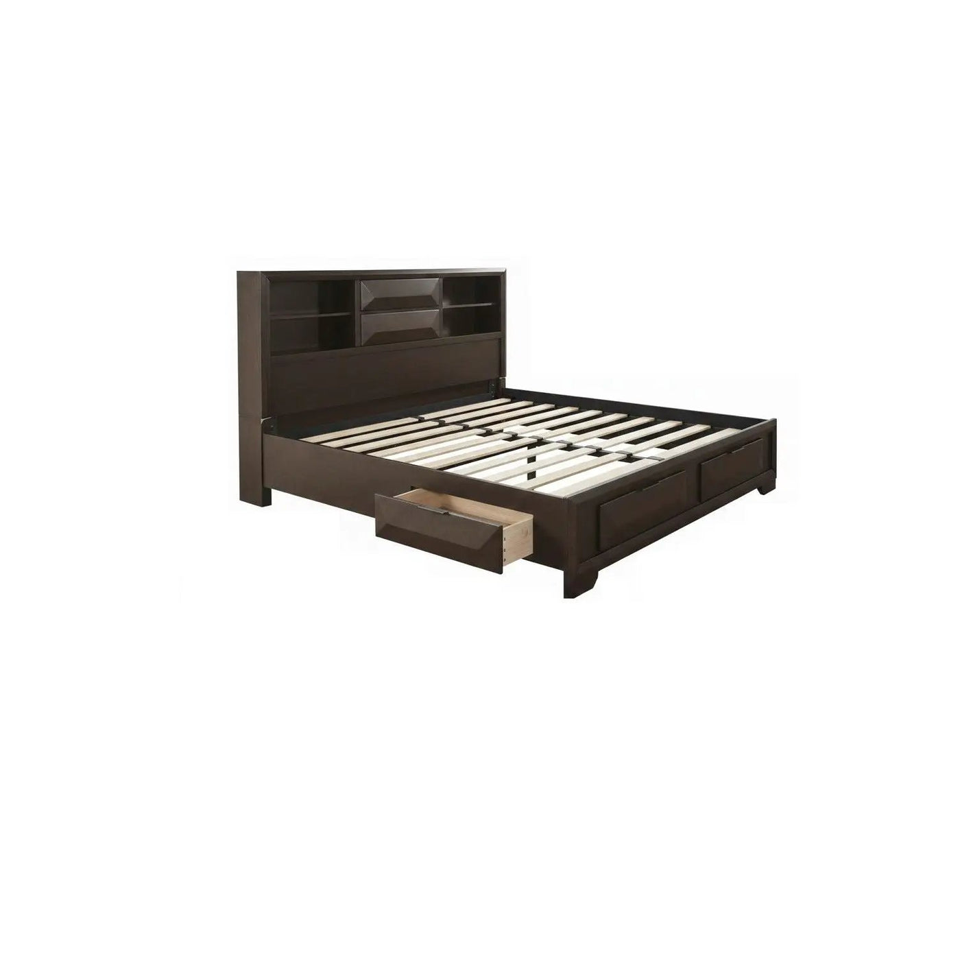 3 Piece Set Bed With Storage And 2 Nightstands by Unique Piece Furniture