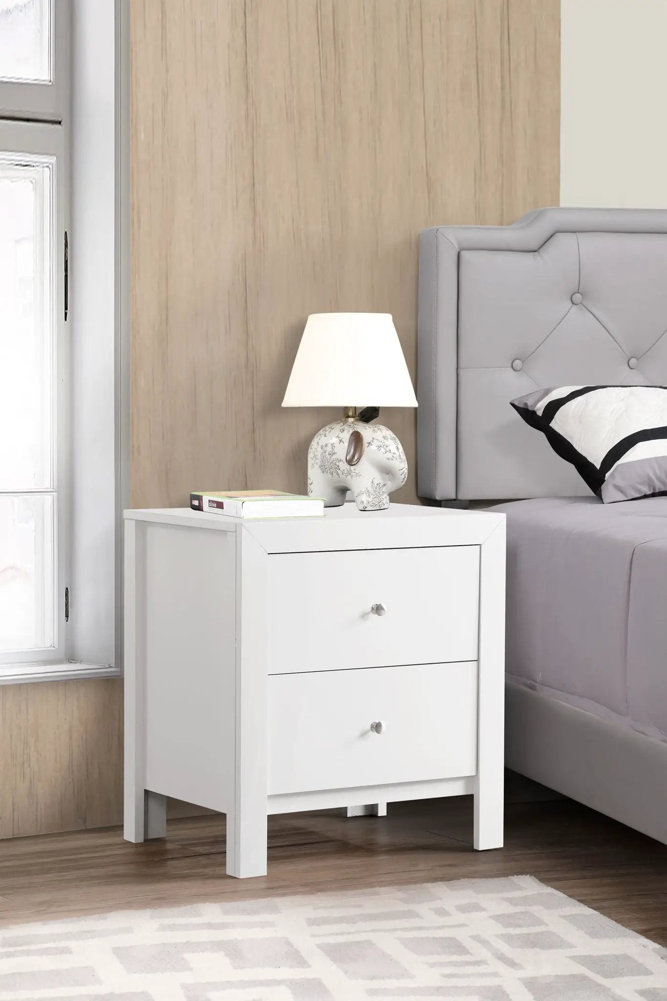 Charming Nightstand With Drawers by Unique Piece Furniture