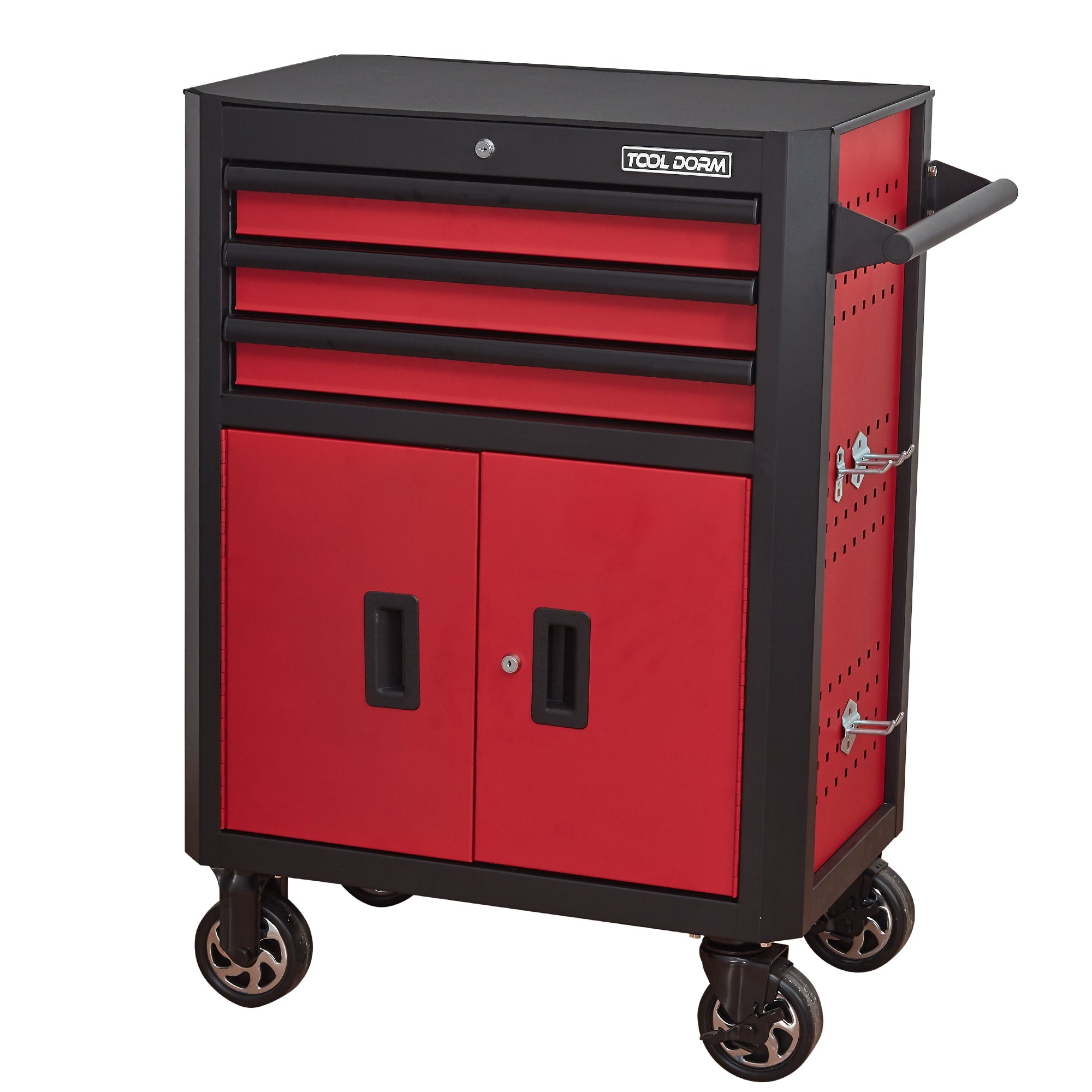 28 Inch 3-Drawer Rolling Tool Chest with Wheels by HouseOfZazla