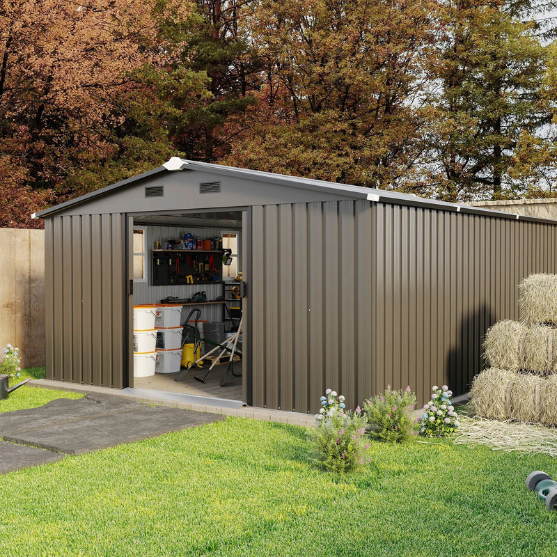 Campcraft 10x12ft Color Steel Plate Storage Shed by HouseOfZazla