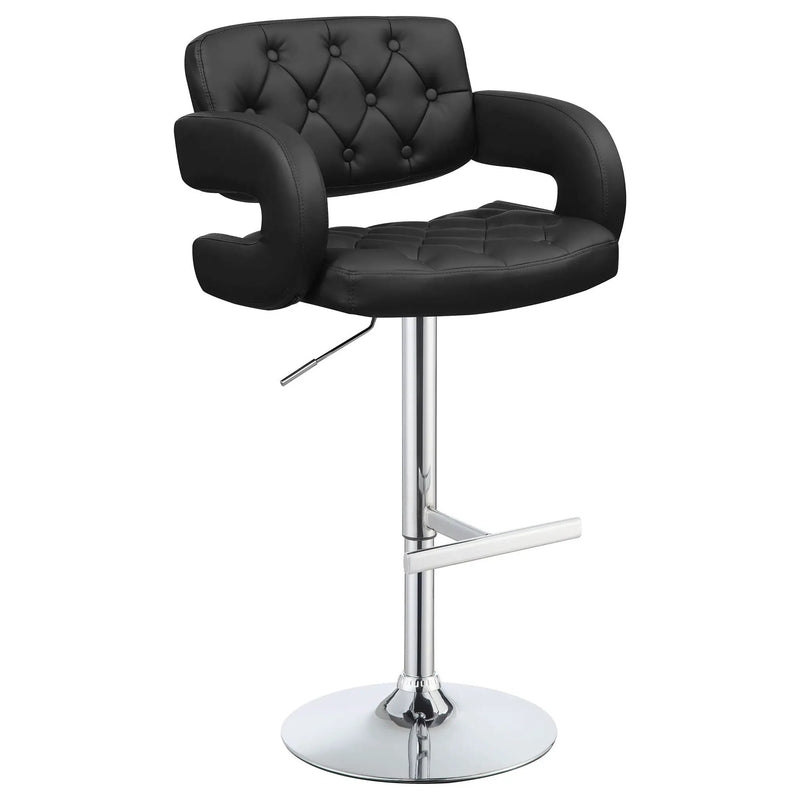 Adjustable Bar Stool With Upholstery by HouseOfZazla