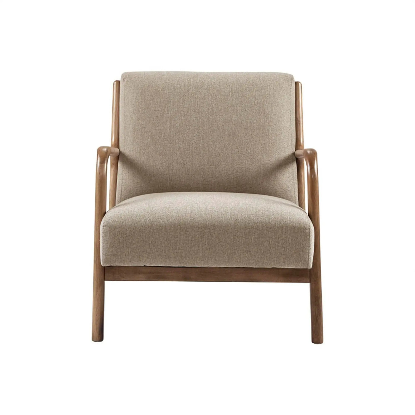 Mid-Century Style Lounge Chair With Upholstered Seat by HouseOfZazla