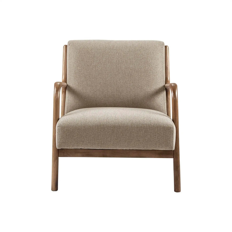 Mid-Century Style Lounge Chair With Upholstered Seat by HouseOfZazla
