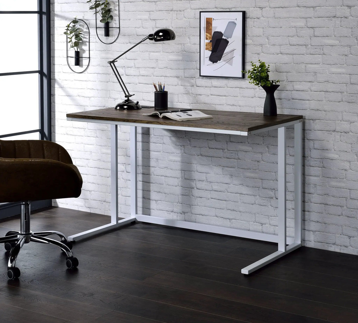 Tyrese Writing Desk With USB by HouseOfZazla