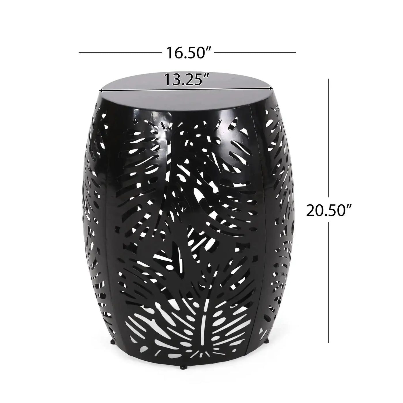 Modern Design Metal End Table, Large by HouseOfZazla