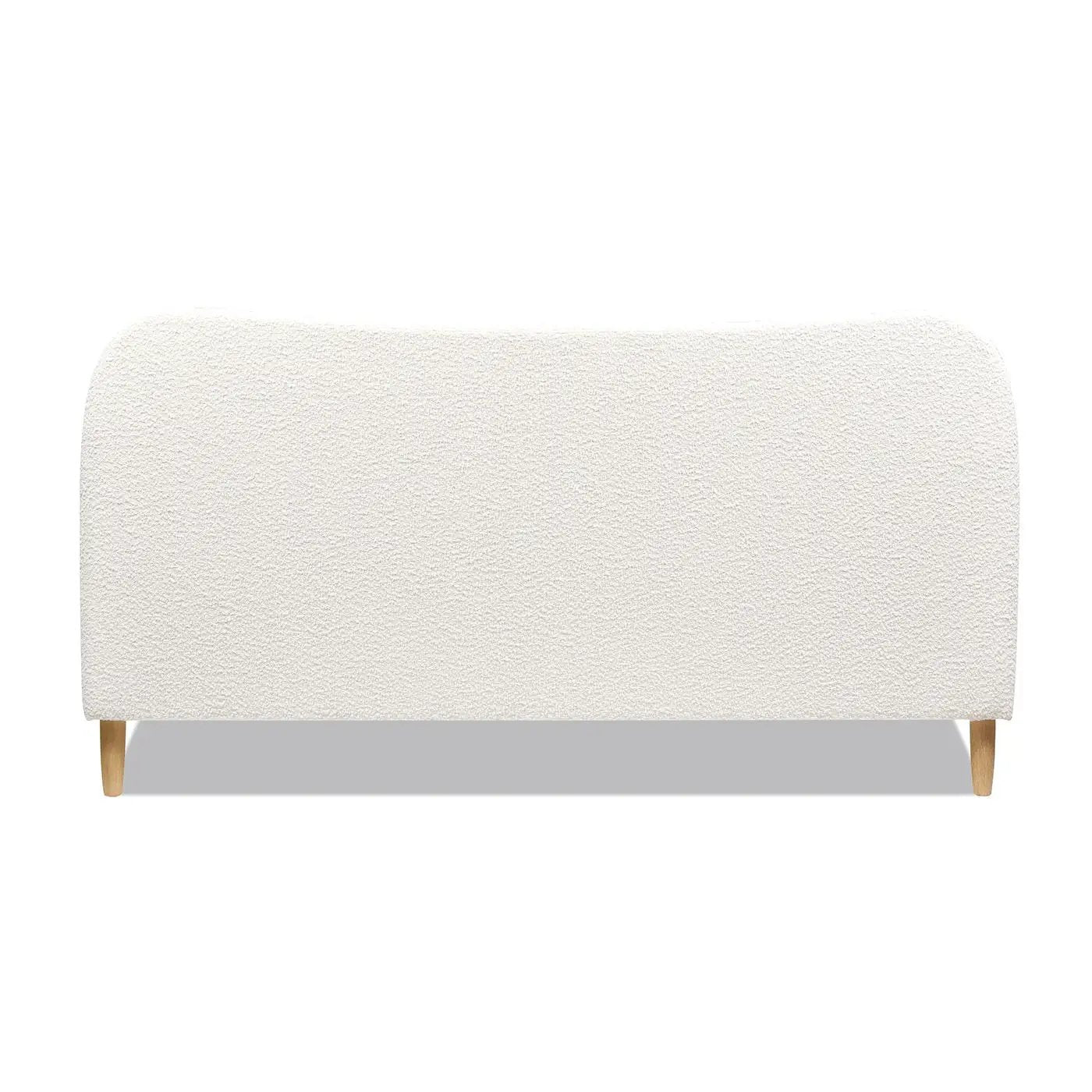Roman - Curved Headboard Upholstered Platform Bed by Unique Piece Furniture