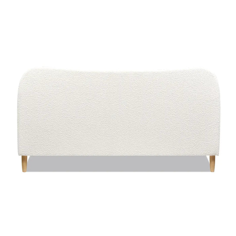 Roman - Curved Headboard Upholstered Platform Bed by Unique Piece Furniture