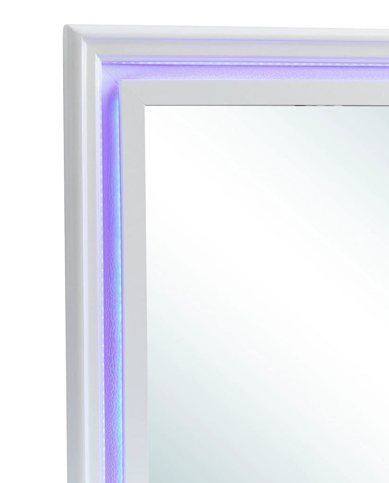 Lorana - Elegant Transitional LED Mirror by Unique Piece Furniture