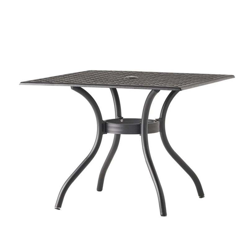 Arch Mesh Dining Table With Lightweight Frame - Black by HouseOfZazla