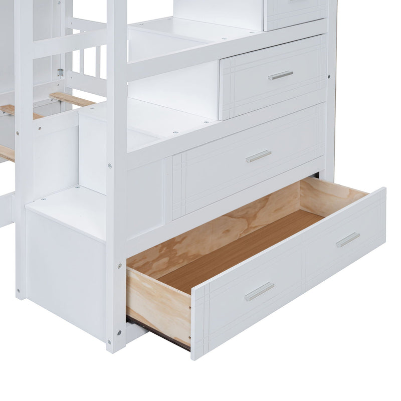 Bunk Bed With Wardrobe, Drawers by HouseOfZazla