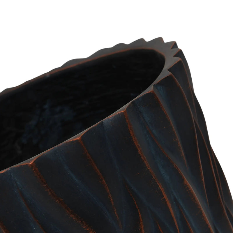 Large Round Planters Set of 2 by HouseOfZazla
