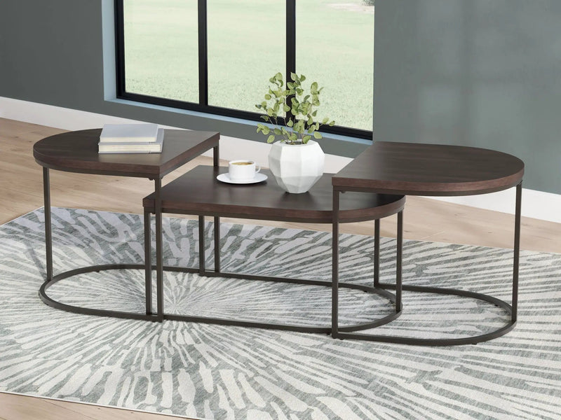 Vanmore - Occasional Table Set (Set of 3) - Dark Brown by Unique Piece Furniture