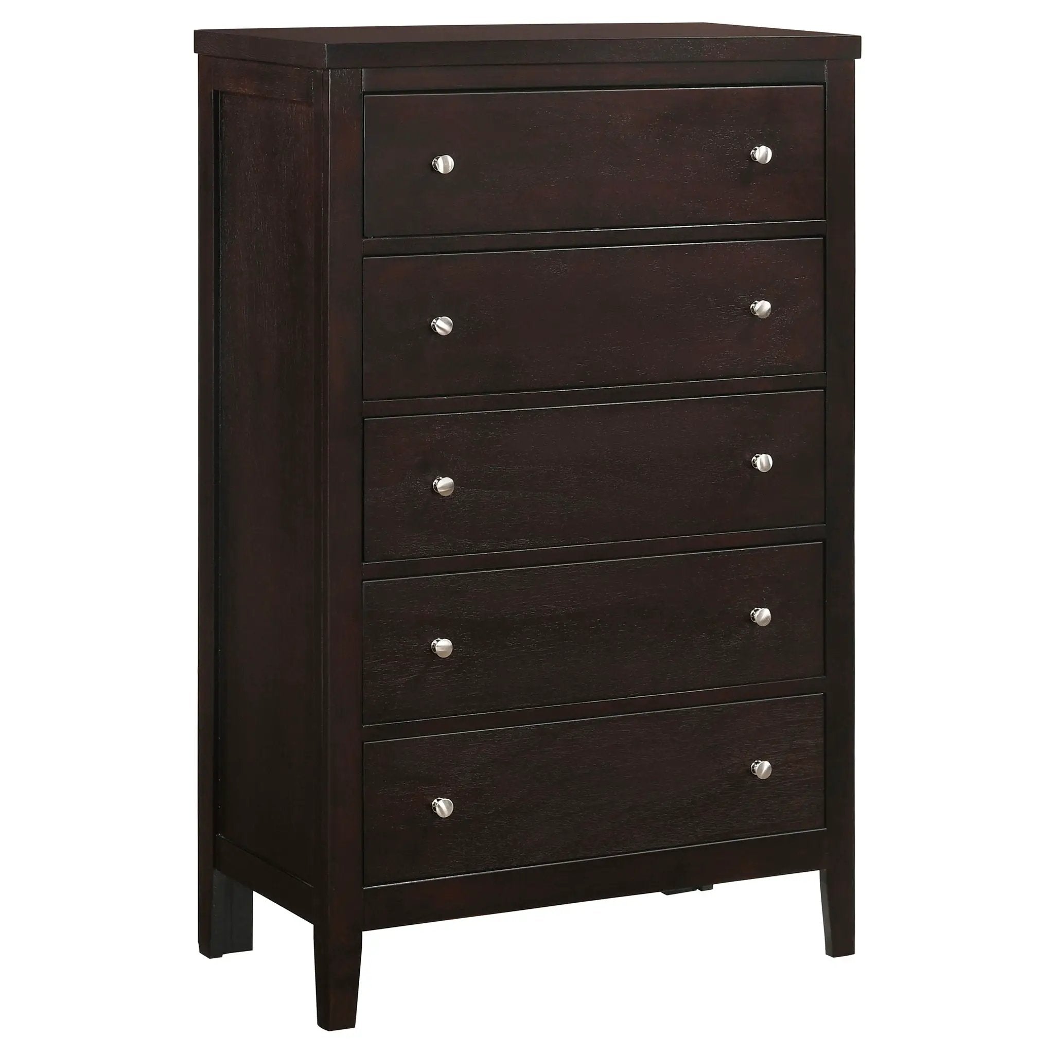 Carlton 5-drawer Bedroom Chest Cappuccino by Unique Piece Furniture