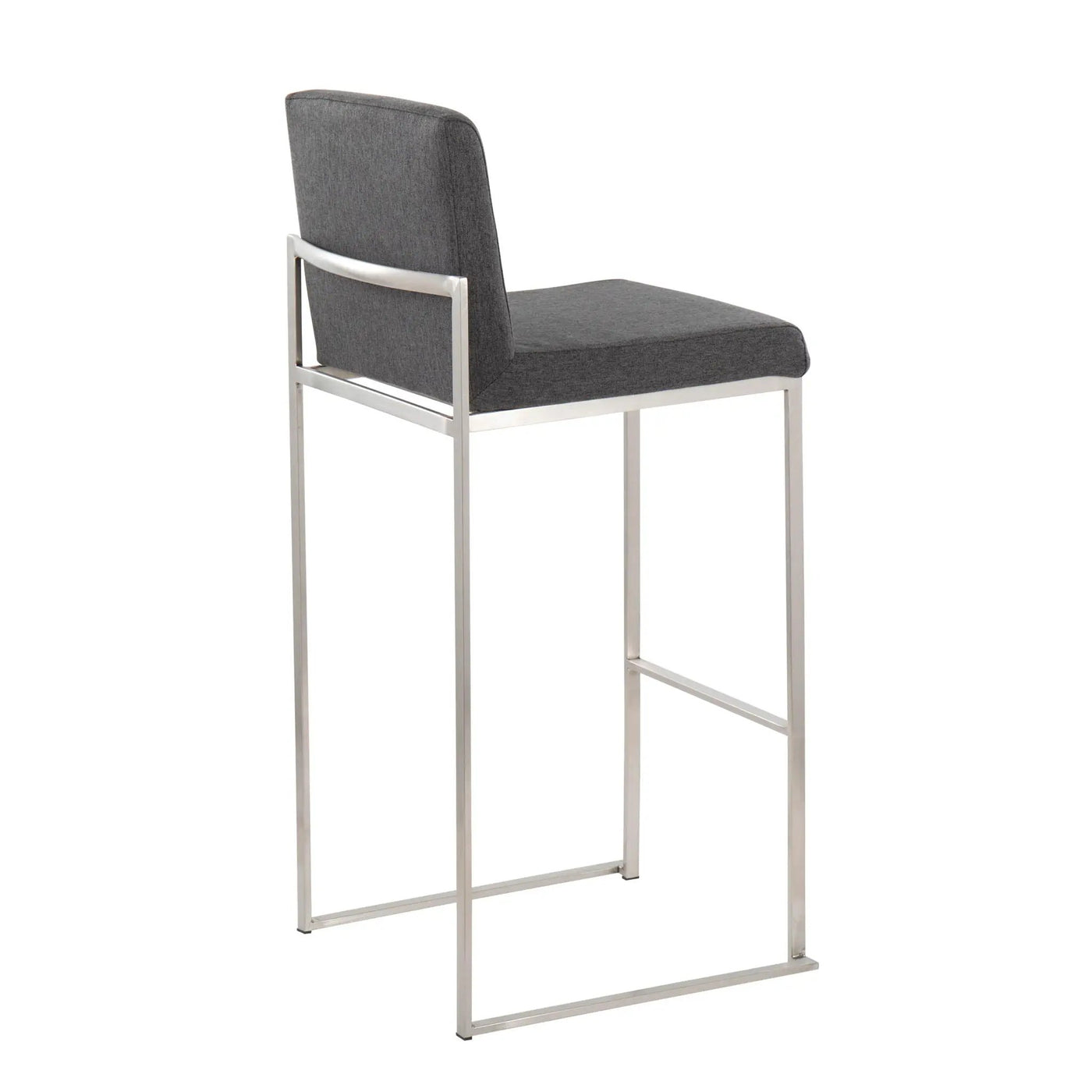Fuji - Contemporary And Modern Elegance High Back Barstool by HouseOfZazla