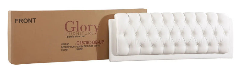 Tufted Upholstered Bed by Unique Piece Furniture
