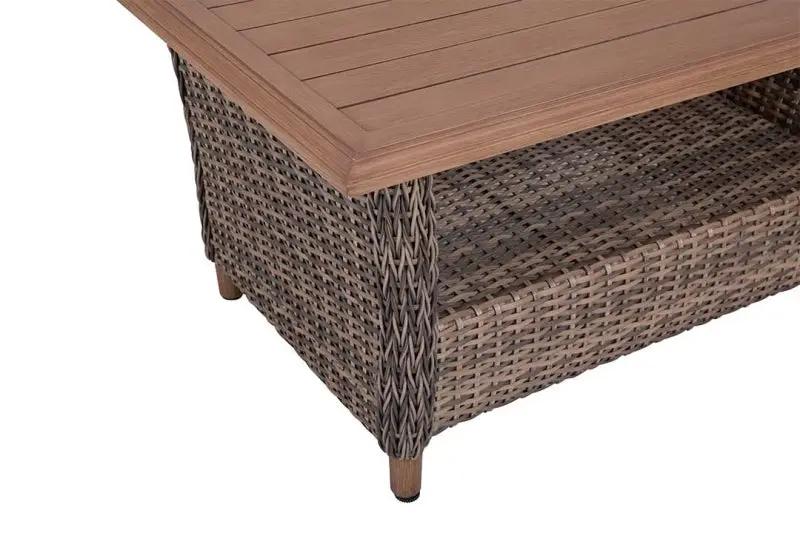 Mitchell 4-Piece Wicker Sofa Set with Swivel Rocking Chairs by Outdoor-USA®