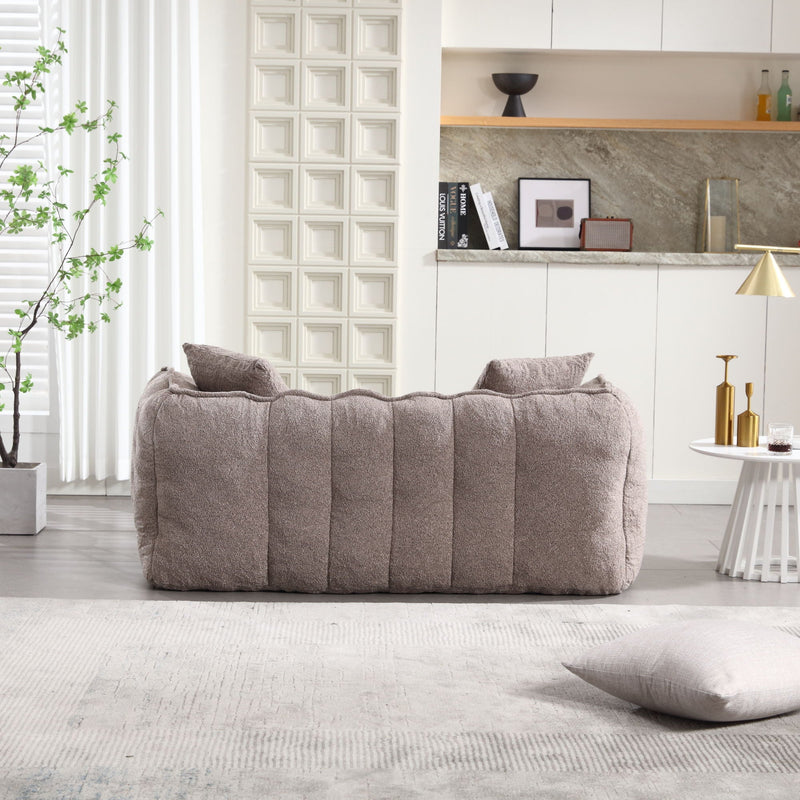 Cozy Beanbag Chair With High Resilience Foam Core For 2 by HouseOfZazla