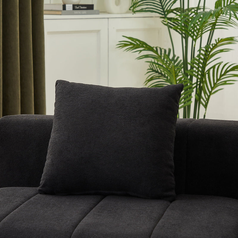 Modular Sectional Sofa With 2 Pillows, Symmetrical Design by HouseOfZazla