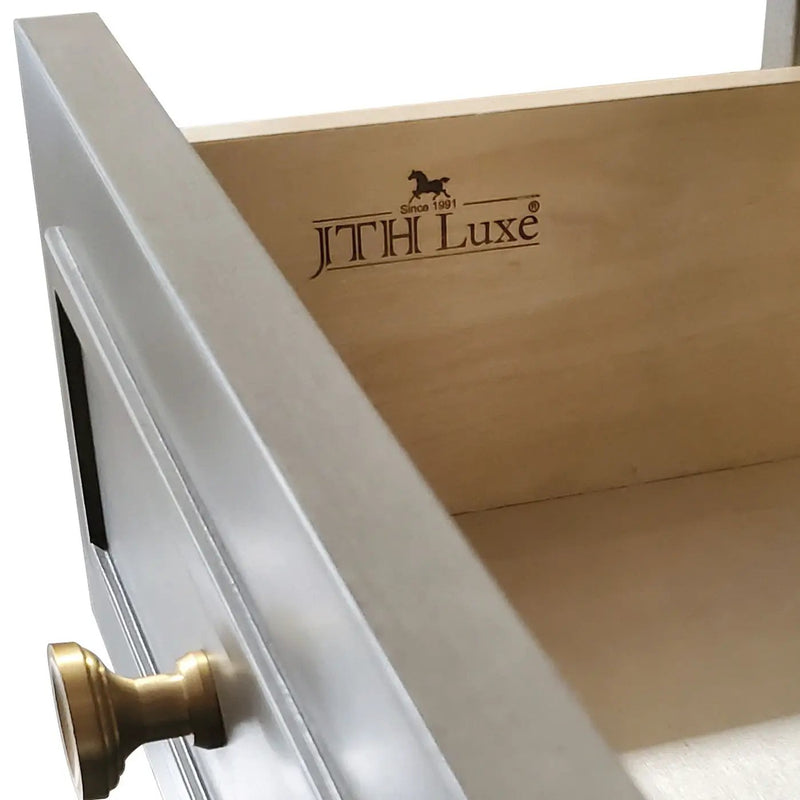 Dauphin - Handpainted Entryway Storage Cabinet - Gray Cashmere by Unique Piece Furniture