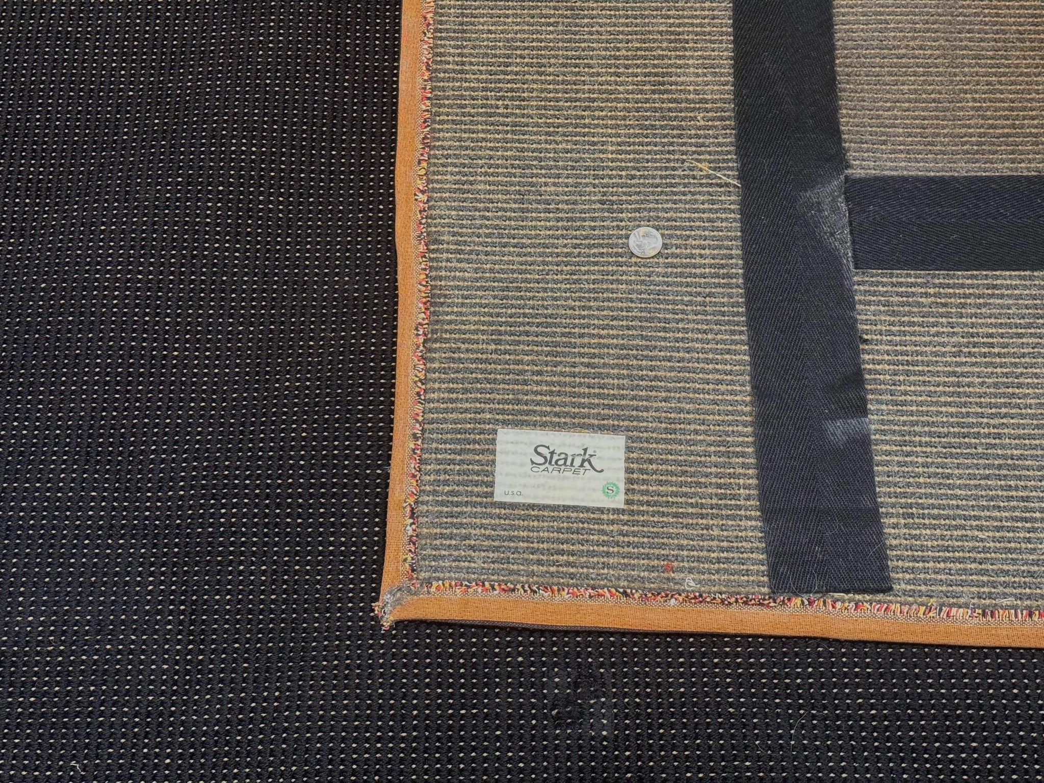Palace Sized Stark Area Rug 12x19, Black Carpet by Jewel Rugs