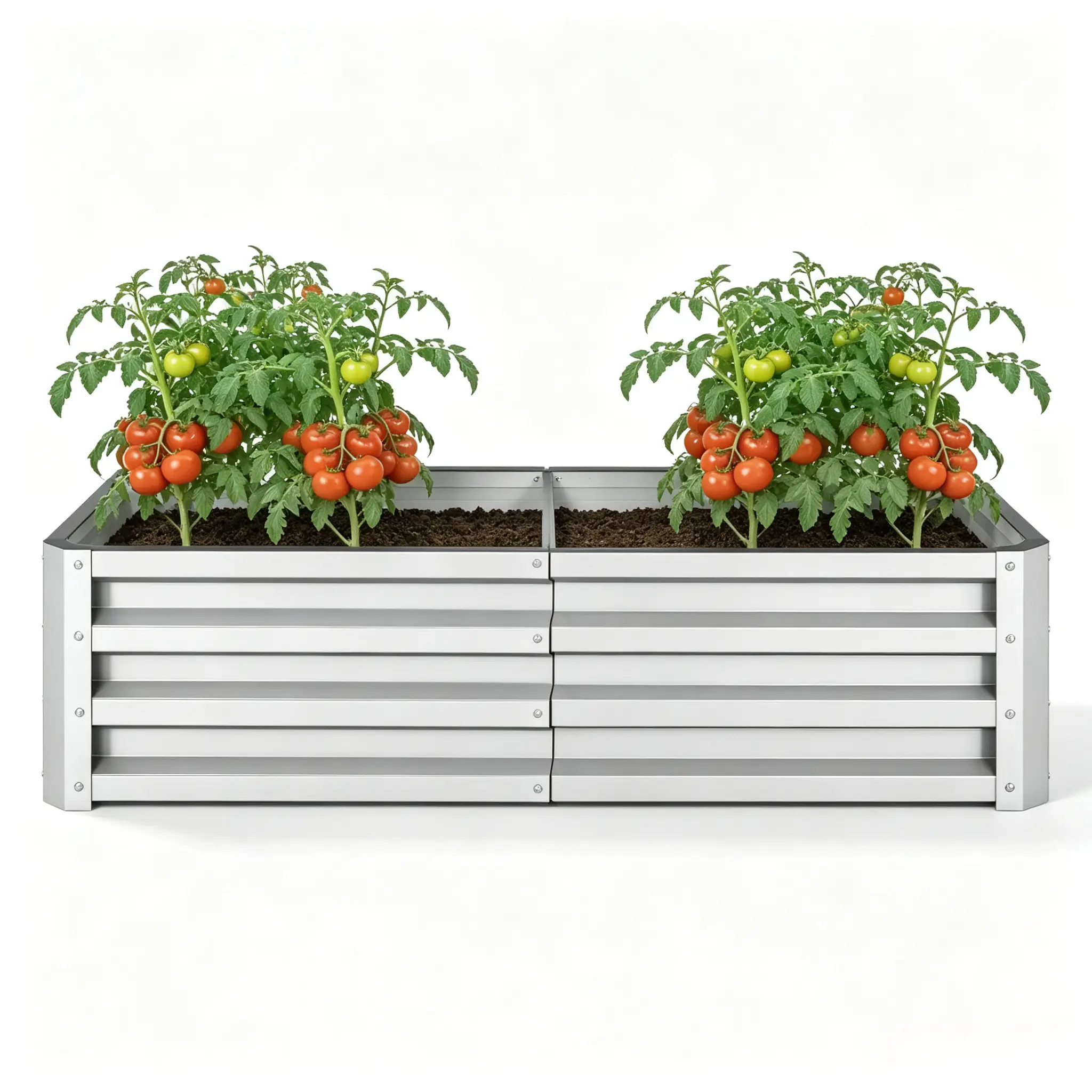 Galvanized Raised Garden Bed, 4' x 2' x 1' by HouseOfZazla