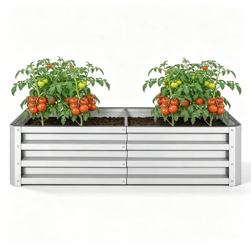 Galvanized Raised Garden Bed, 4' x 2' x 1' by HouseOfZazla