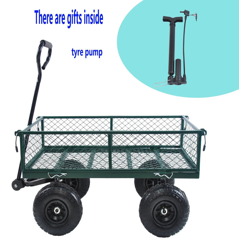 Wagon Cart Garden Cart Trucks in Green by HouseOfZazla