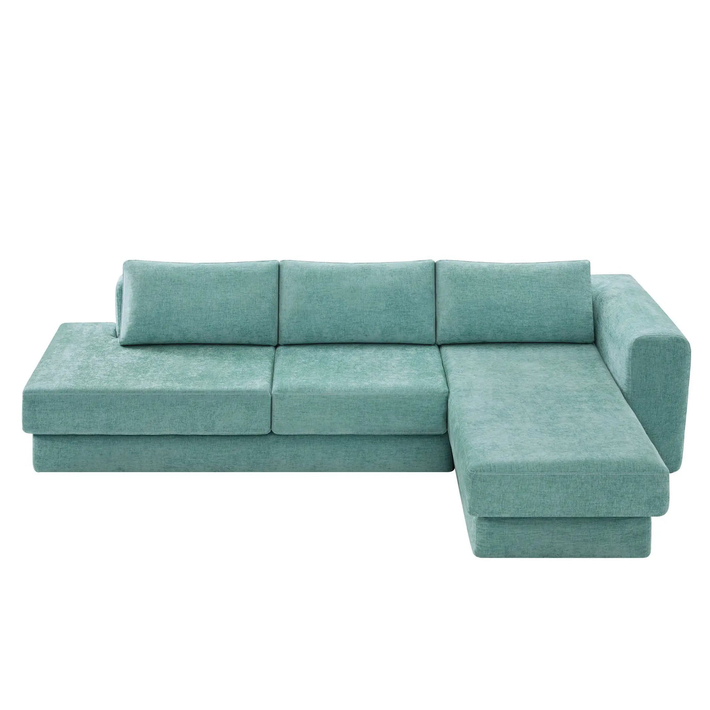 L-Shaped Modular Sofa With Double Layer Cushion by HouseOfZazla