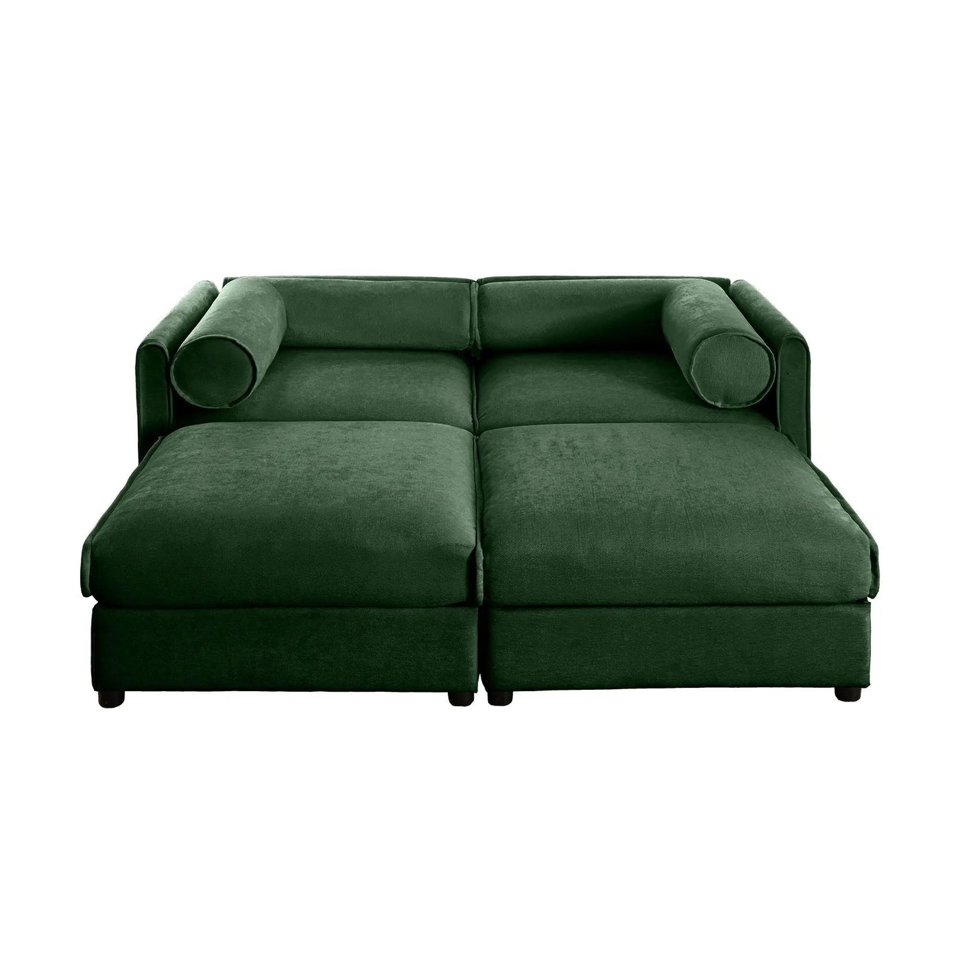 Contemporary Elegant Sofa With Storage And Ottoman by Unique Piece Furniture