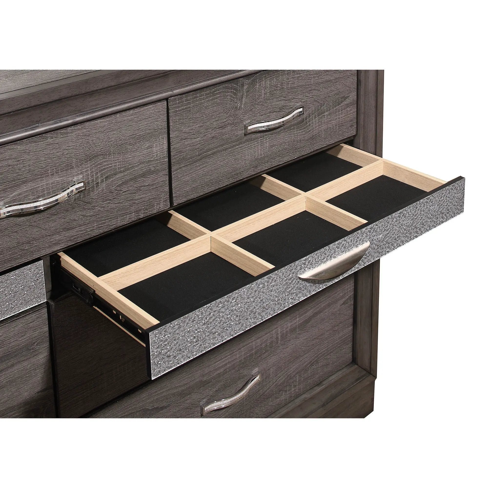 Ryder - Sparkle Dresser - Gray by Unique Piece Furniture