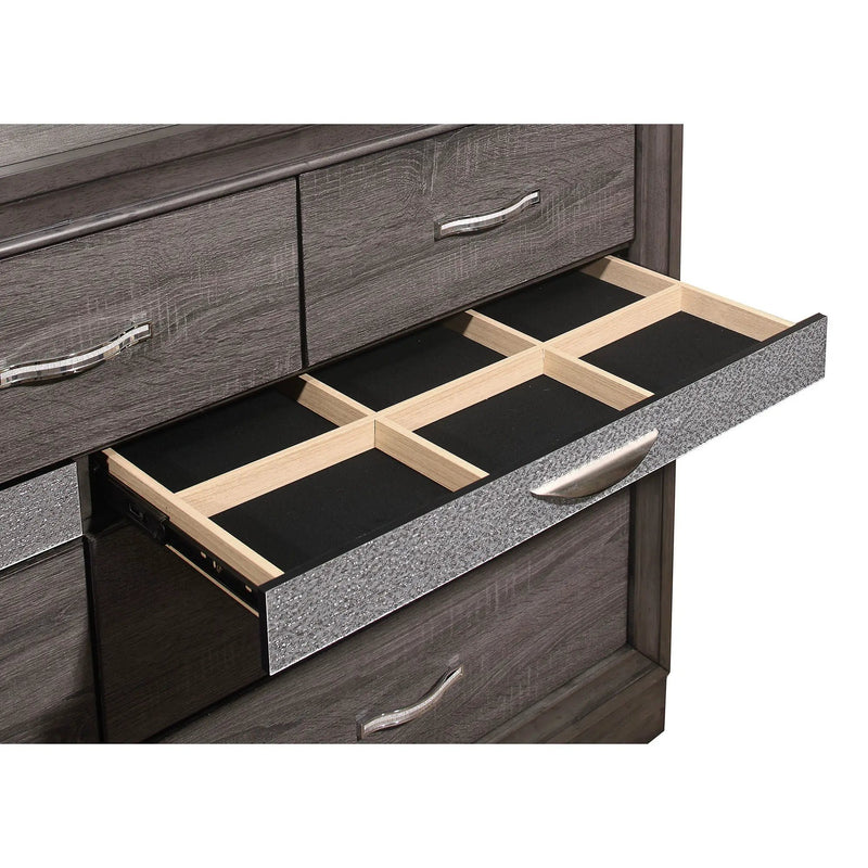 Ryder - Sparkle Dresser - Gray by Unique Piece Furniture