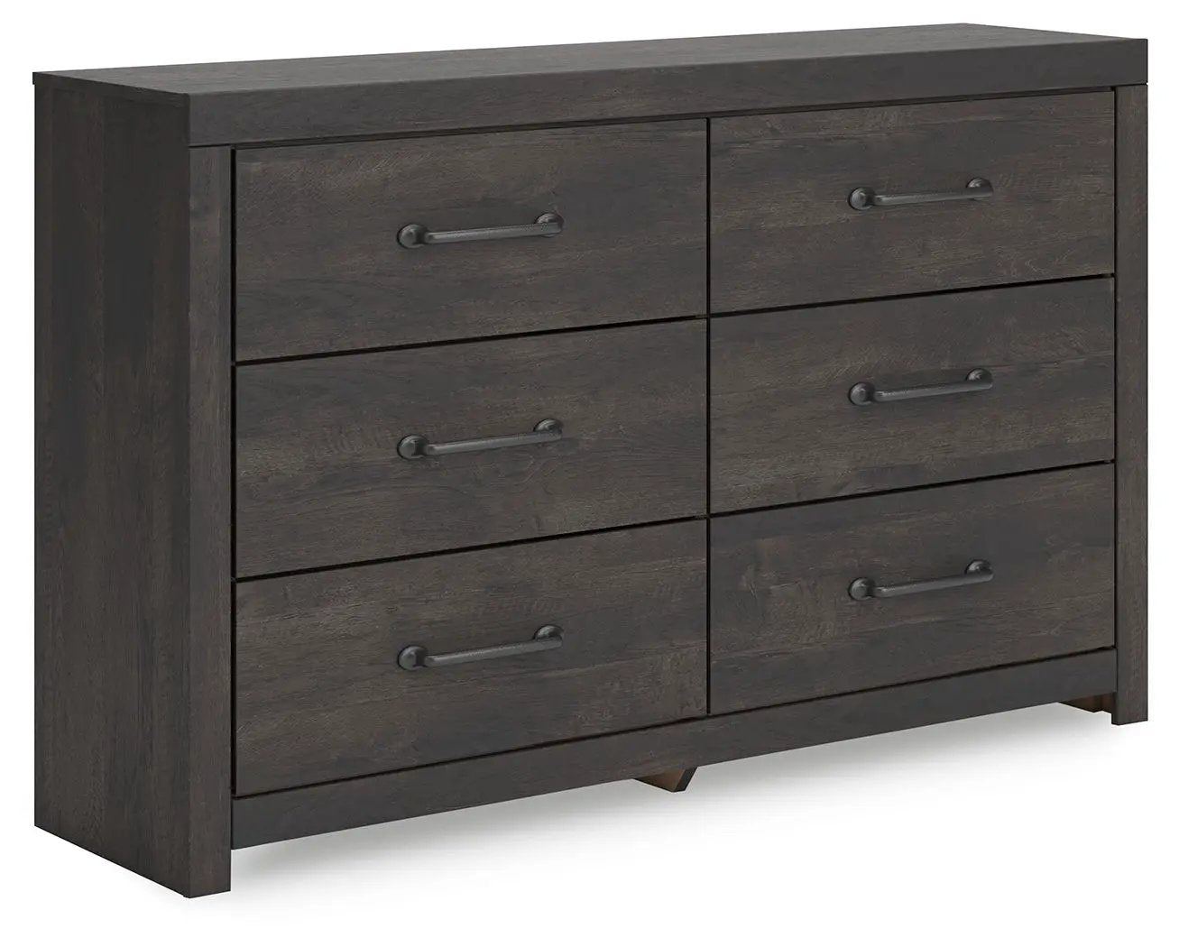 Hollivern - Six Drawer Dresser - Dark Gray by Unique Piece Furniture