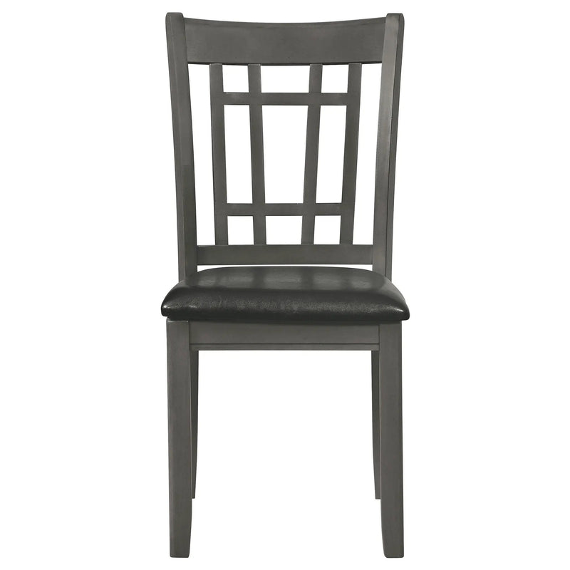 Lavon 5-piece Oval Extension Leaf Dining Set Medium Grey by Unique Piece Furniture