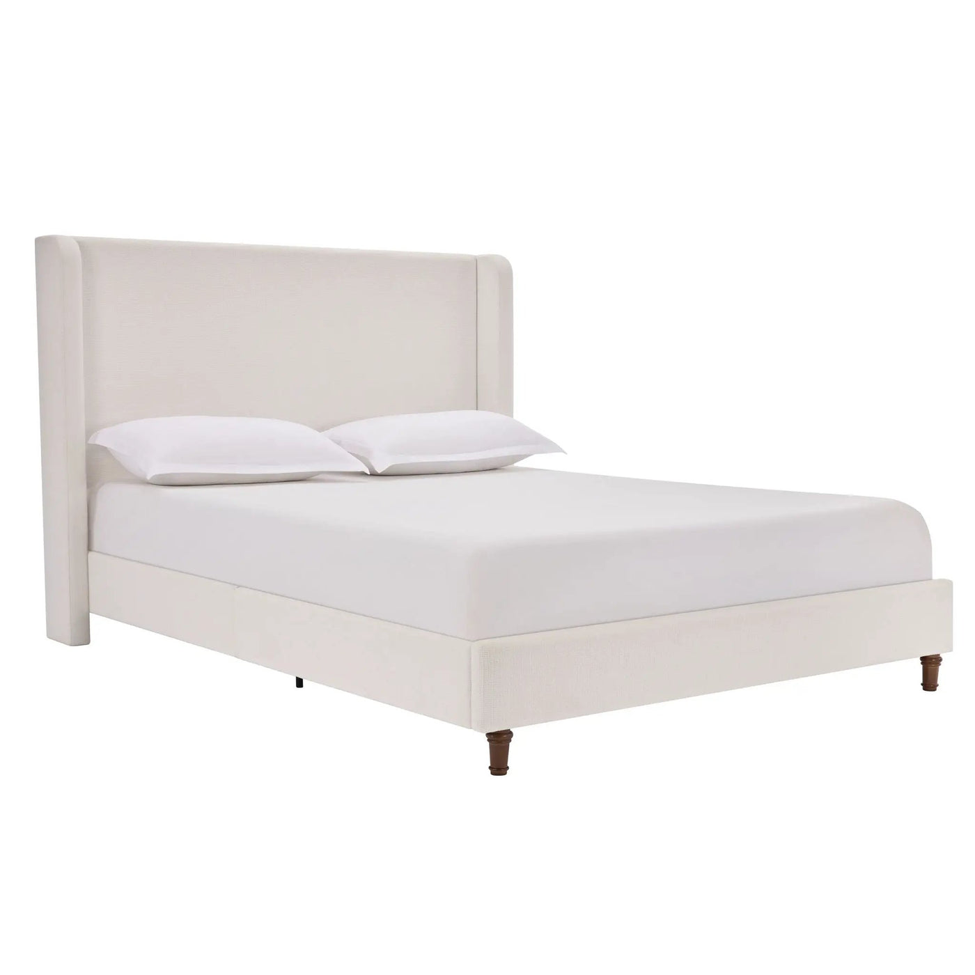 Harper - Tall Headboard Upholstered Bed / High Headboard / Elegant Simplicity / No Box Spring Needed by Unique Piece Furniture