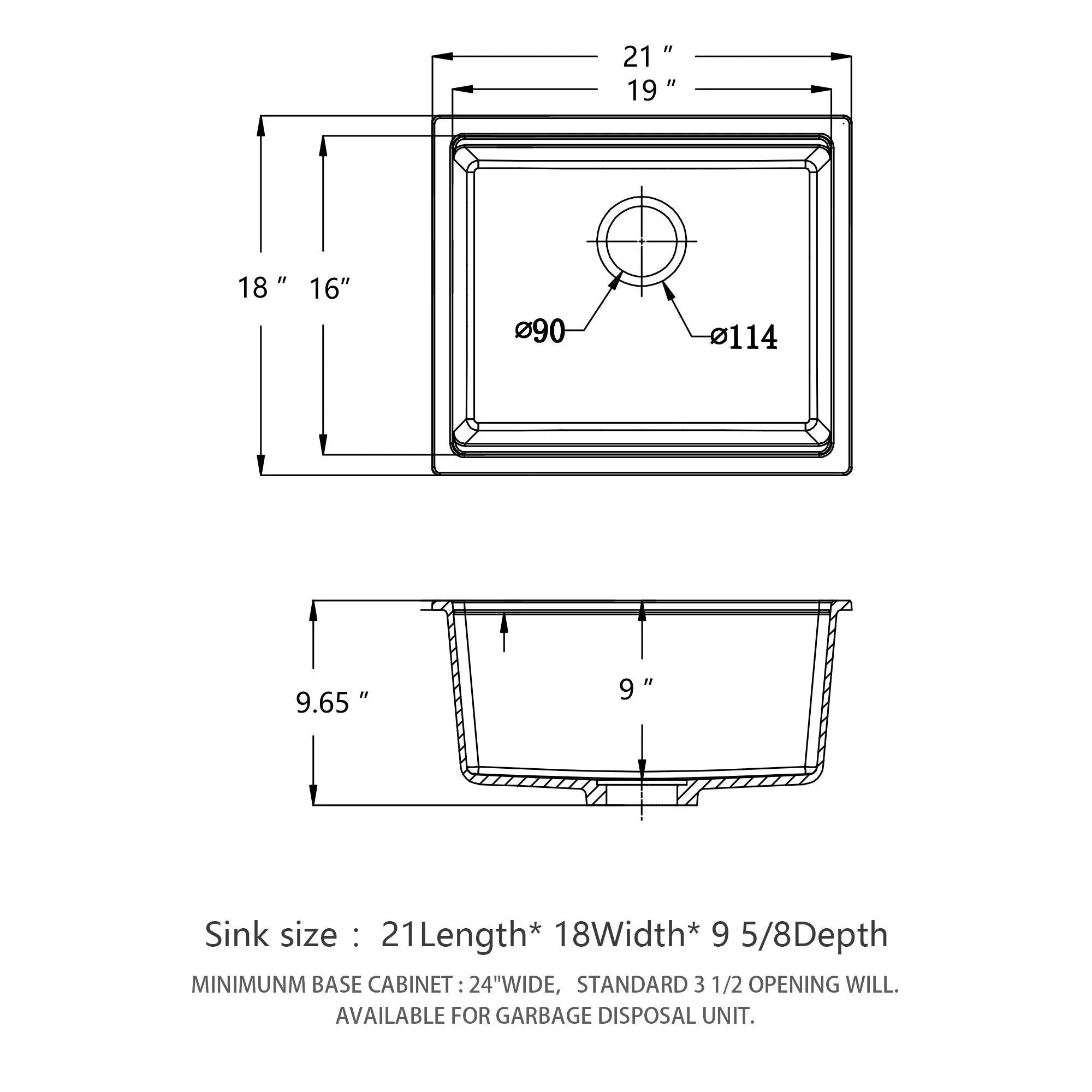 Quartz Composite Kitchen Sink With Workstation, Undermount by HouseOfZazla