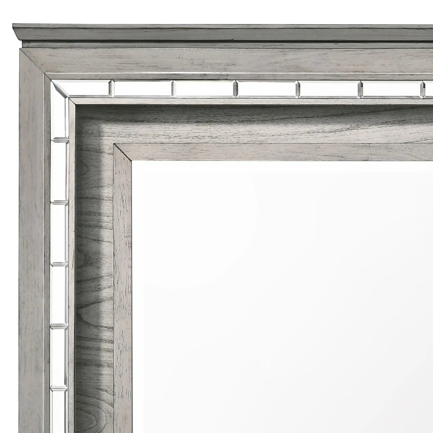 Antares - Mirror With LED - Light Gray by Unique Piece Furniture