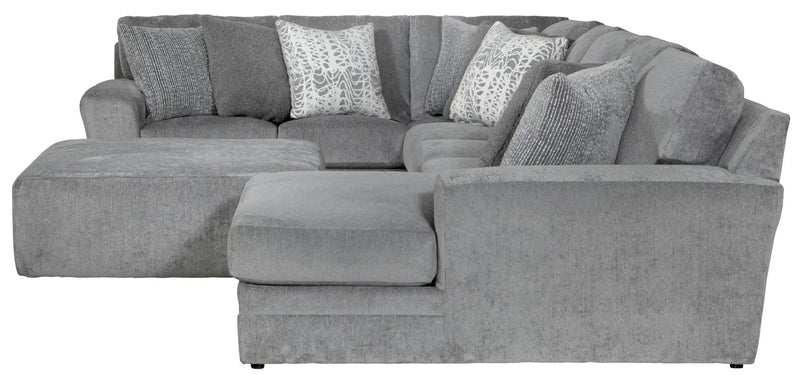 Glacier - Sectional With Cocktail Ottoman by Unique Piece Furniture
