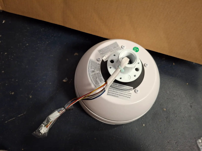Hampton Bay Morland 52 in. Smart Indoor/Covered Outdoor Matte White Ceiling Fan with Remote and Integrated LED Powered by Hubspace by Selzalot