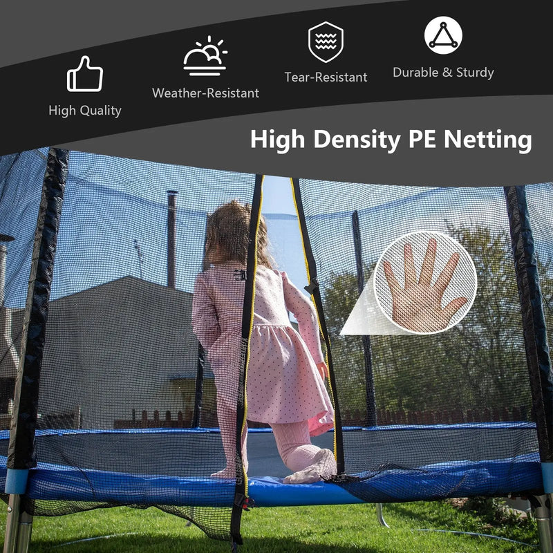 10 Feet Trampoline Safety Replacement Protection Enclosure Net by DirectDeals