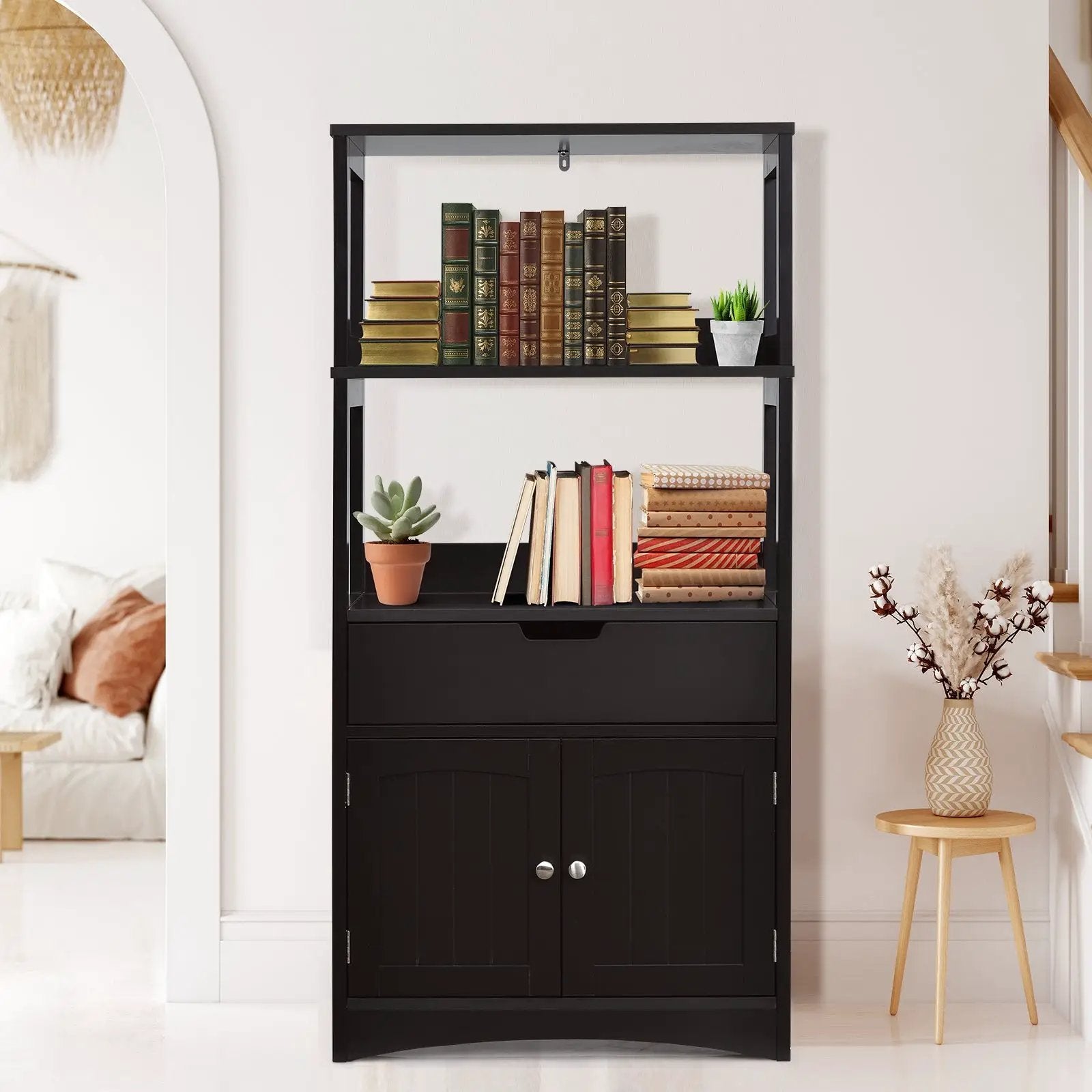 Bathroom Storage Cabinet with Drawer and Shelf Floor Cabinet by DirectDeals